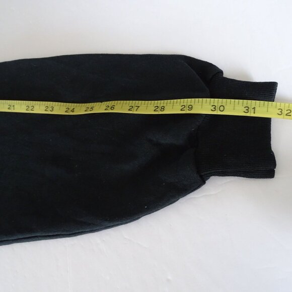 Vtg Bald Eagle American Flag Graphic Black Crewneck Sweatshirt Men Size XXL FLAW - Picture 5 of 11